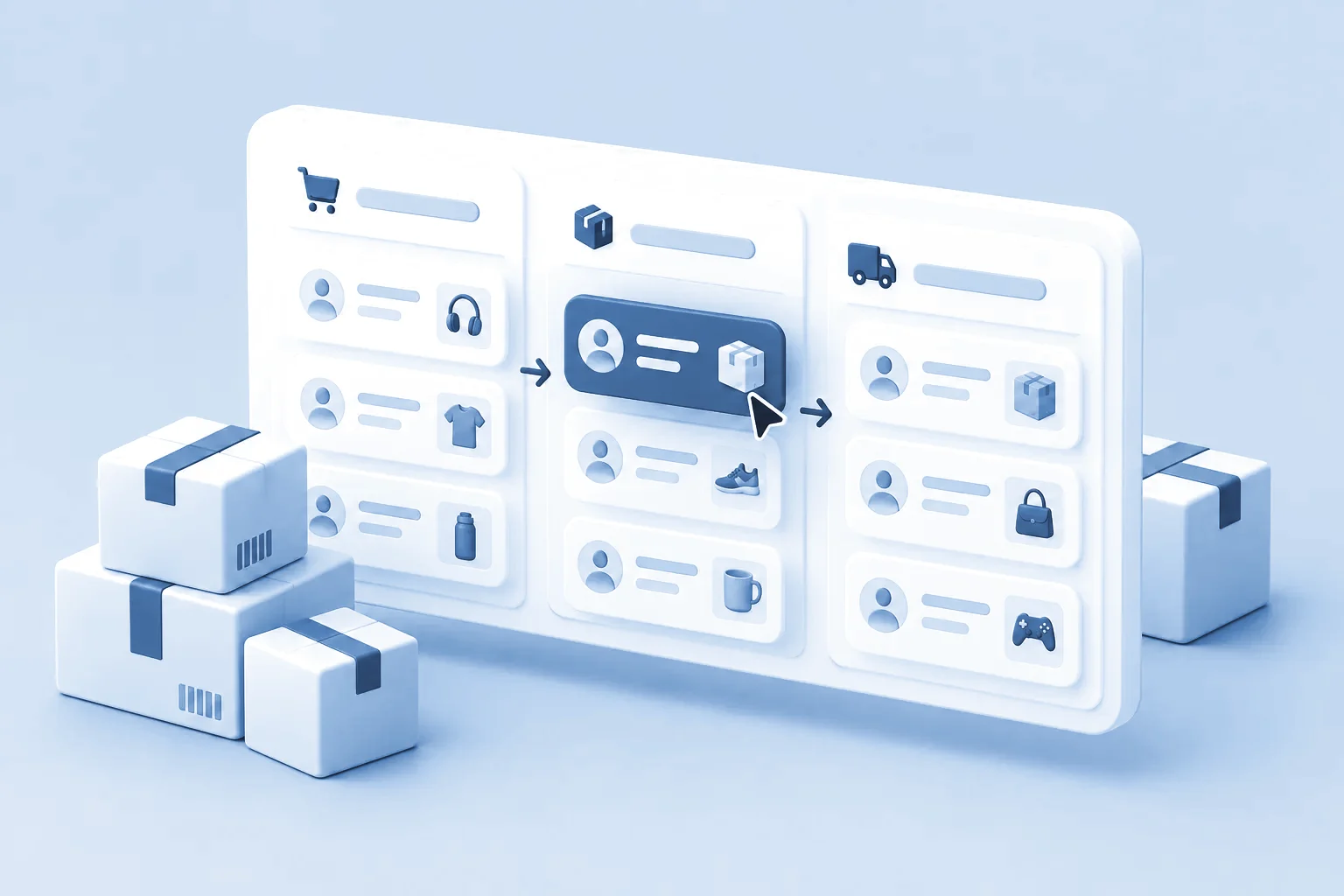 Заказы интернет-магазина в CRM: этапы обработки, статусы и ответственные