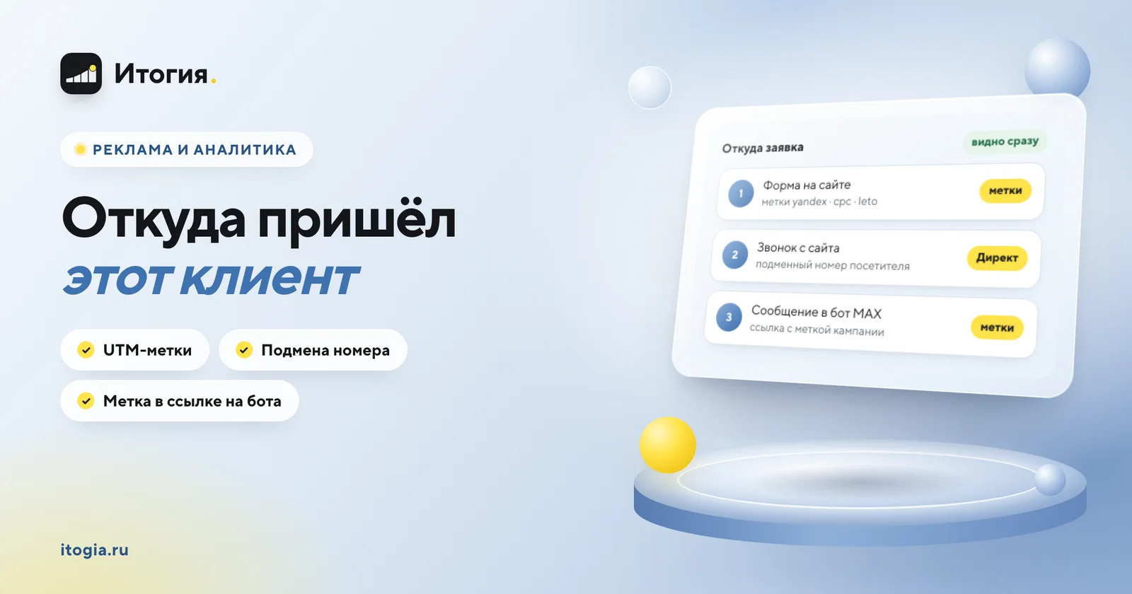 Как узнать, с какой рекламы пришёл клиент: коллтрекинг и UTM-метки?